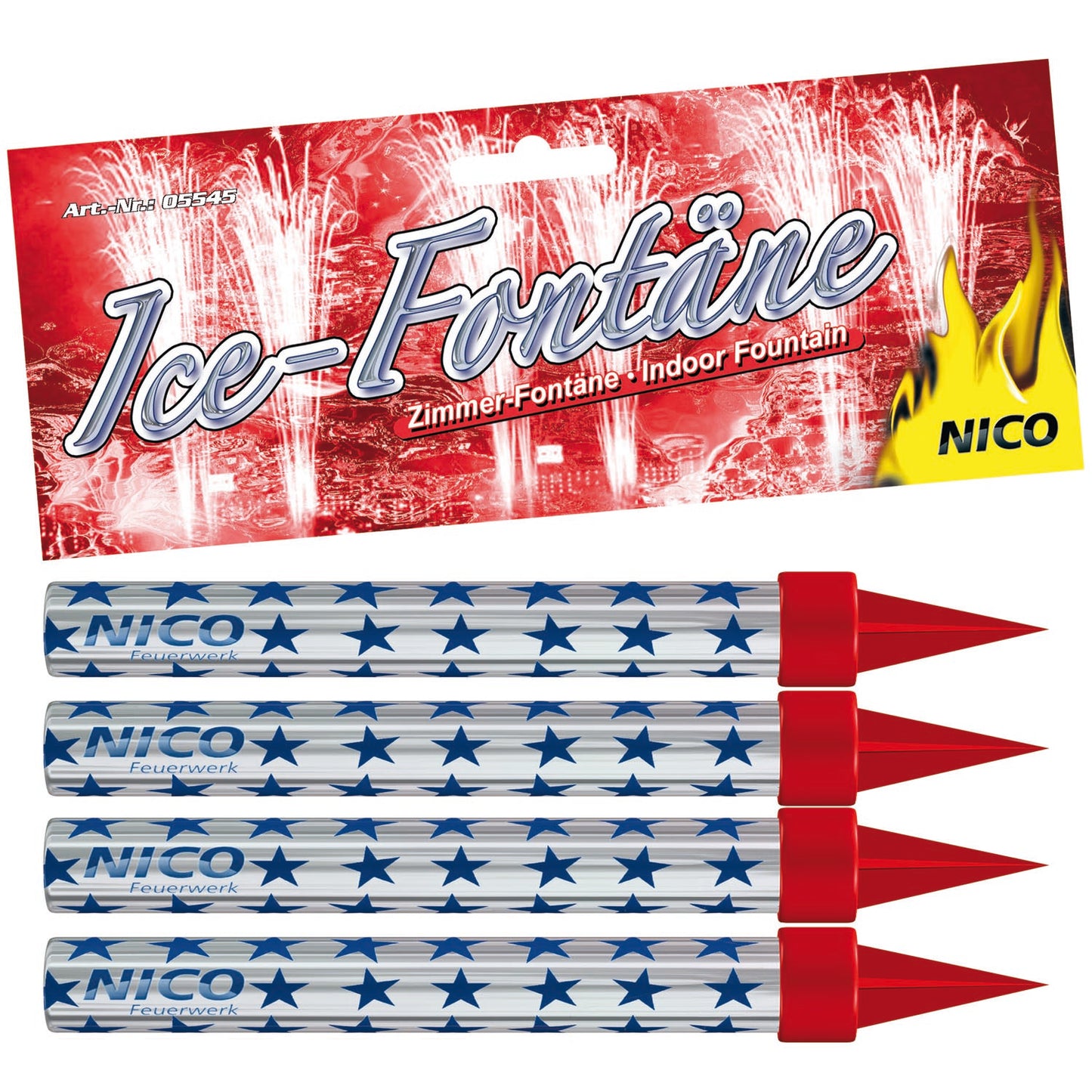 Nico Ice Fontäne 4er Btl.