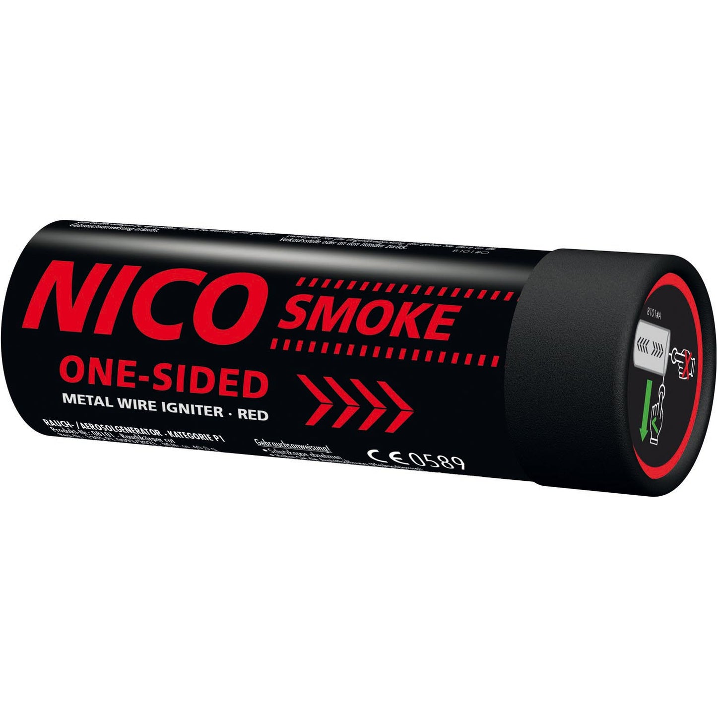 Nico Smoke 80s mit Reißzünder Rot