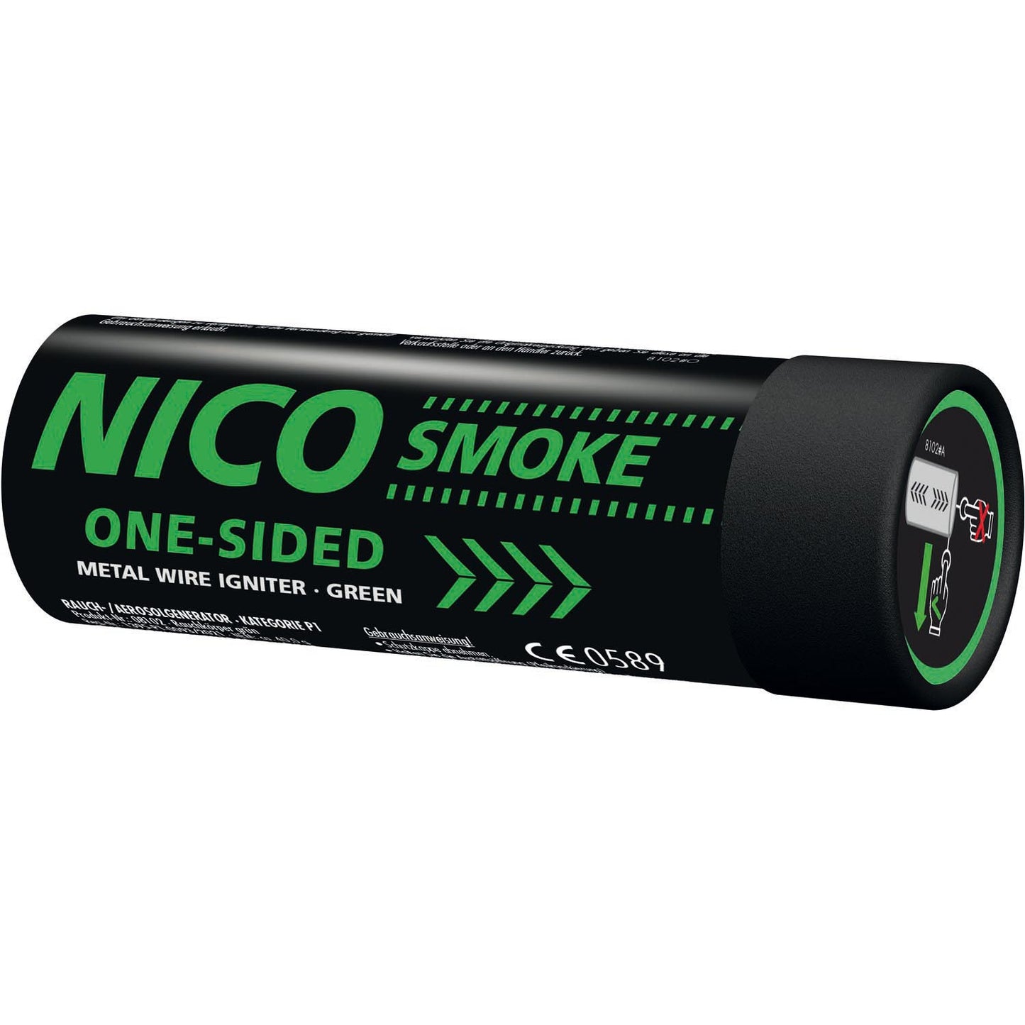 Nico Smoke 80s mit Reißzünder Grün