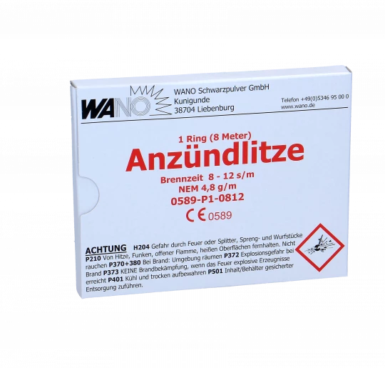 WANO Andzündlitze Rot 8-12sec/m