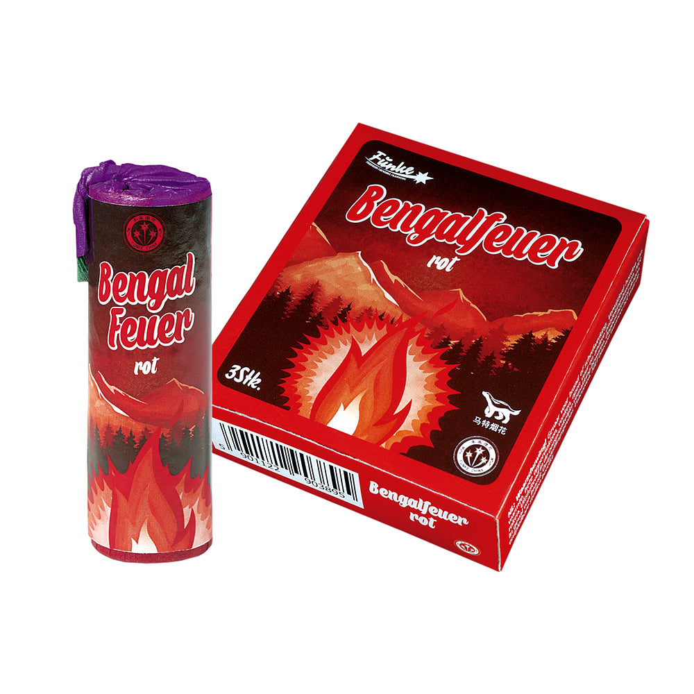 Funke Bengalfeuer Rot