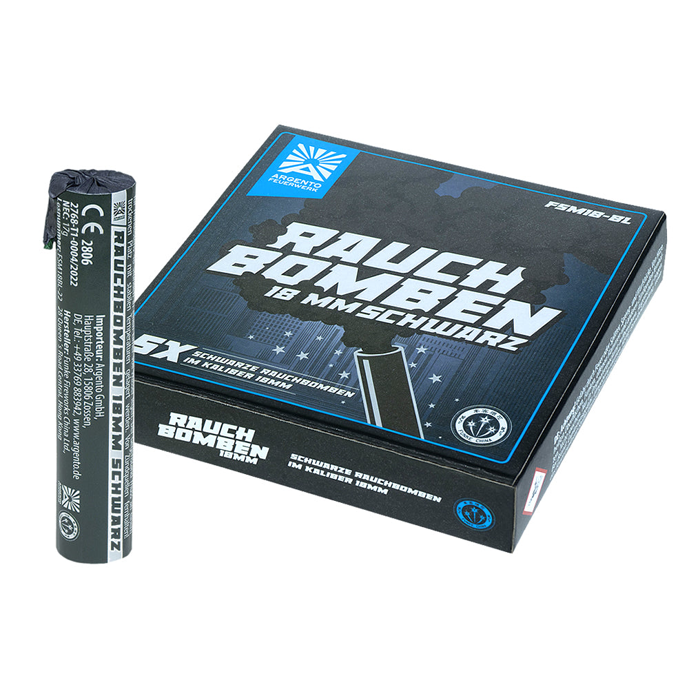 Argento Rauchbomben 18mm 5er Schwarz