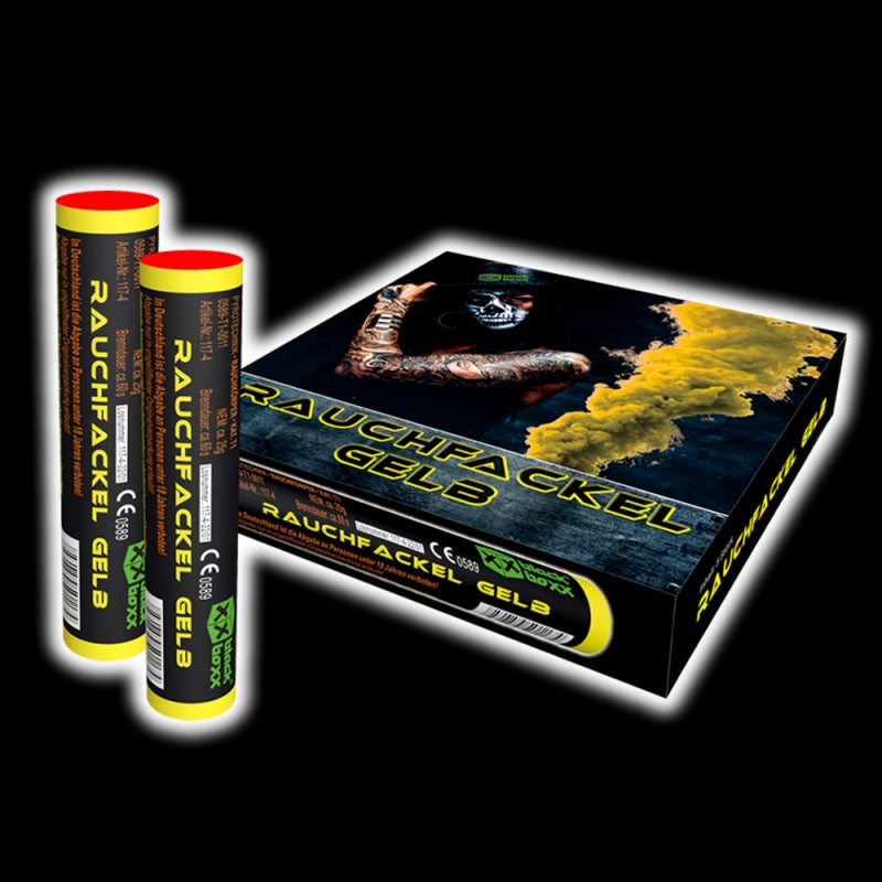 Blackboxx Rauchfackeln 5er Gelb