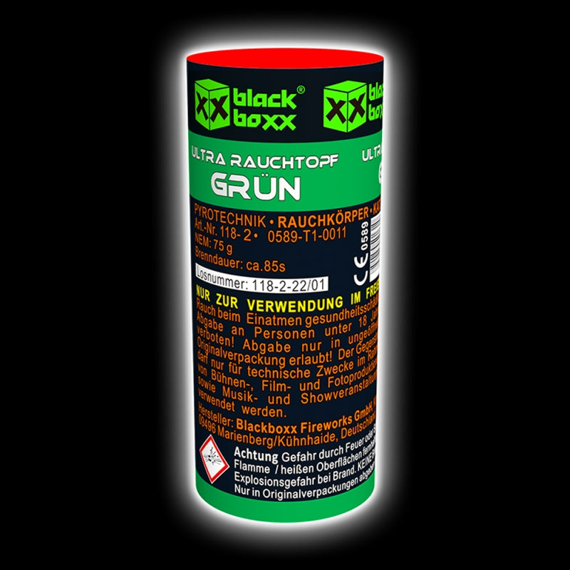 Blackboxx Ultra Rauchtopf Grün