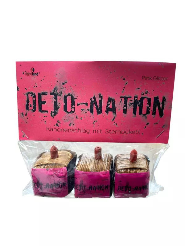 Pyroland Deto-Nation Pink Glitter