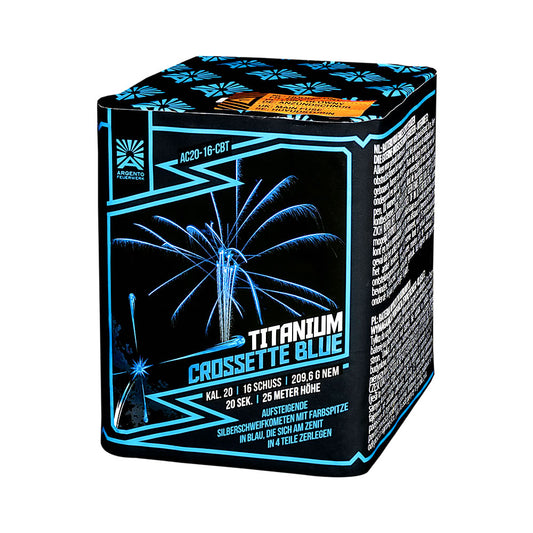 Argento Titanium Crossette Blau