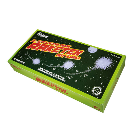 Funke 3 Stufen Mini-Raketen mit Knall