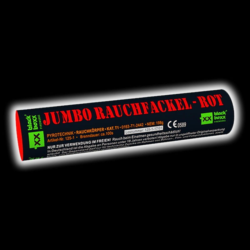 Blackboxx Jumbo Rauchfackel Rot