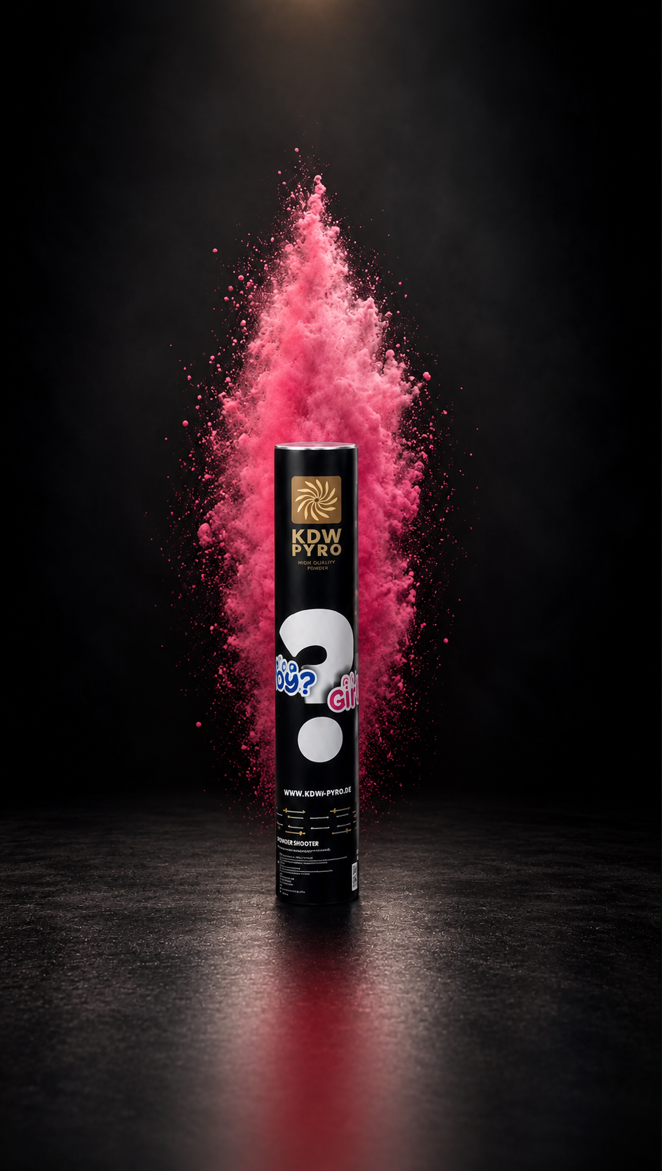 KDW Pyro Powder Shooter Pink